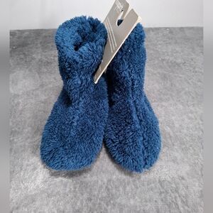 Easy Spirit Plush Navy Women's Botties Slippers 6.5 / 7.5